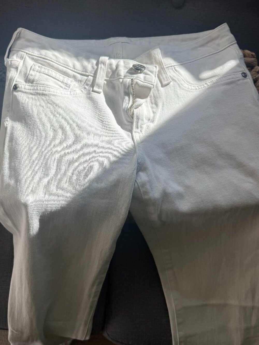 Marc Alison White Skinny Jeans Size 27